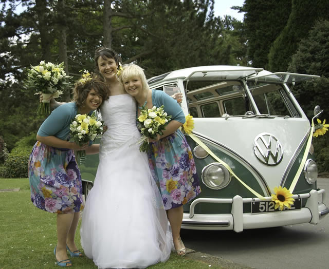 Sweat Pea Wedding Vehicle